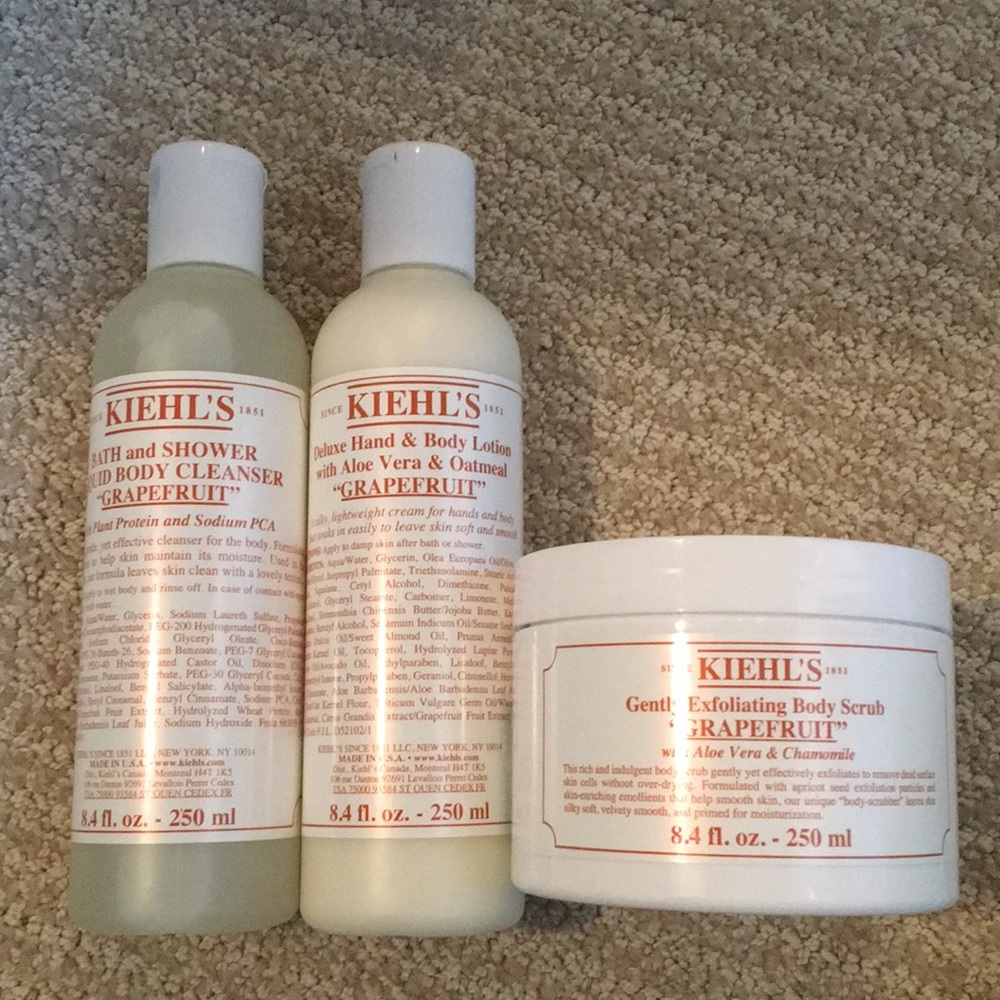 Kiehl’s full size “grapefruit” gift set